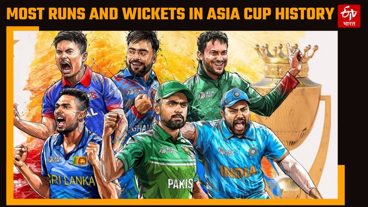 Asia Cup top 5 batsmen and bowlers
