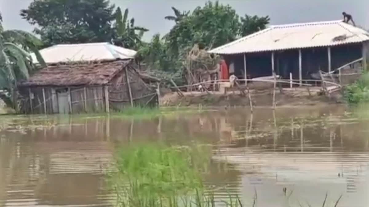 सहरसा में दर्जनों गांव जलमग्न