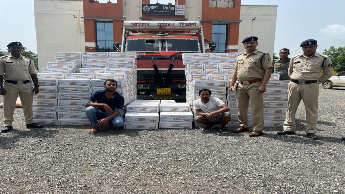 Illegal liquor worth two crores seized smuggled from Jharkhand