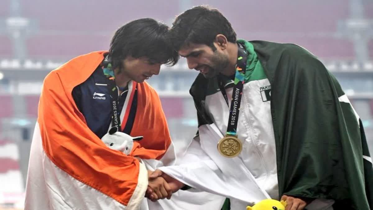 neeraj chopra and arshad nadeem