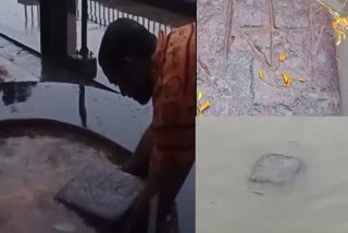 Stone Floating In Ganga River