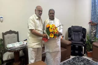 Shivaram Hebbar meets CM Siddaramaiah
