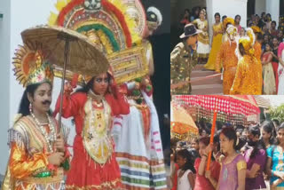 Thiruvananthapuram Fort Girls Mission High School  School Onam celebration Thiruvananthapuram  Onam celebration at Thiruvananthapuram  ഓണാഘോഷം  ഓണം  തിരുവനന്തപുരം ഫോർട്ട് ഗേൾസ് മിഷൻ ഹൈസ്‌കൂൾ  കൊയ്‌ത്ത് കാലവും ചായക്കടകളും  പഴമയുടെ ഓർമകളിലേക്ക്  വ്യത്യസ്‌തമായി ഒരു ഓണാഘോഷം  വ്യത്യസ്‌തമായി ഓണാഘോഷം  Onam celebration with a difference  different Onam celebration  different Onam celebration at school  School Onam celebration  Students Onam celebration  കളറായി ഓണാഘോഷം  വ്യത്യസ്‌തമായ ഓണാഘോഷം വിദ്യാർഥികൾക്കും ആവേശമായി  different Onam celebrations