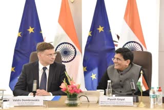 Valdis Dombrovskis Piyush Goyal