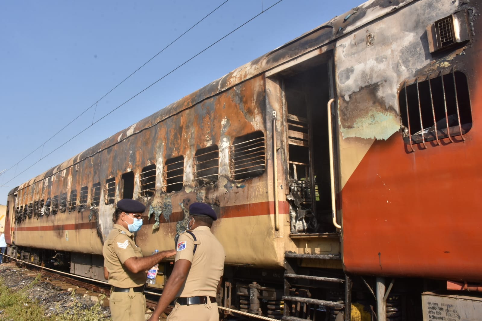 Madurai Train Fire Incident ETV BHARAT
