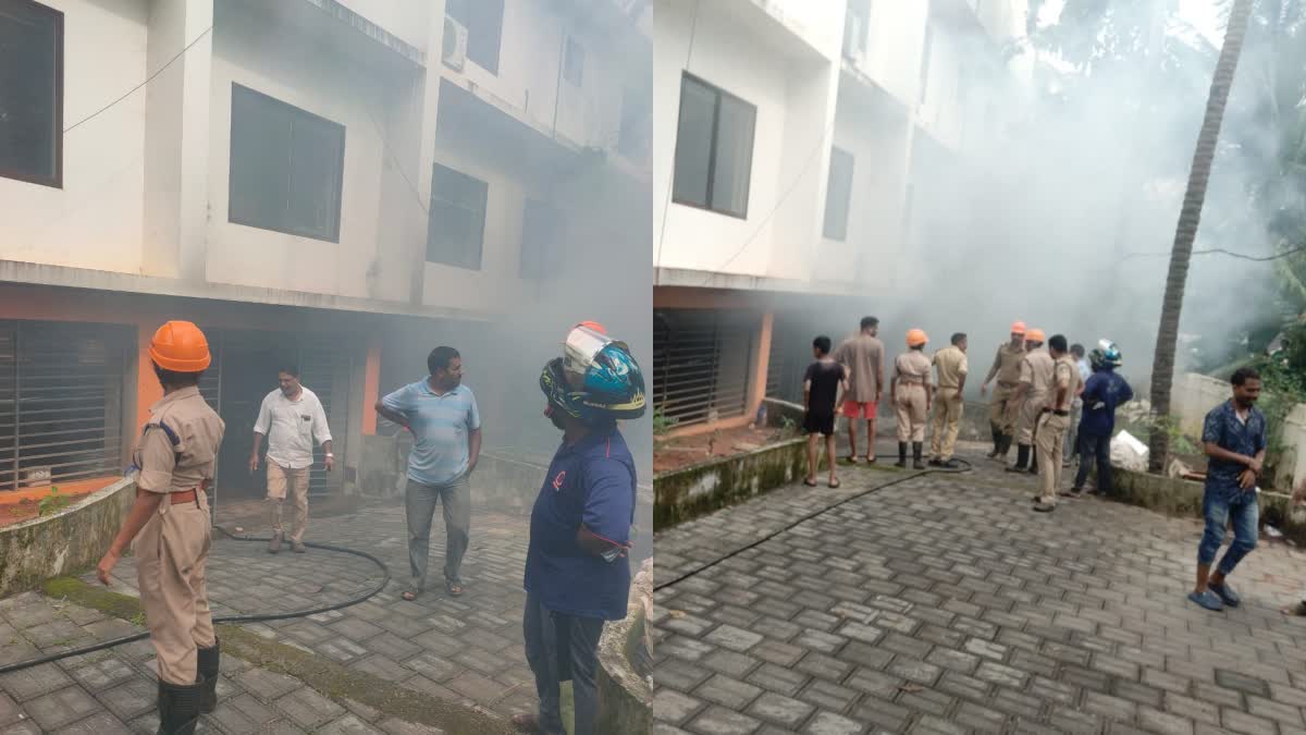 BJP OFFICE FIRE  INVESTIGATION ON BJP OFFICE FIRE  ബിജെപി ഓഫിസിൽ തീപിടിത്തം  FIRE ACCIDENT AT KASARAGOD