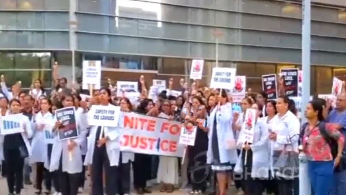 INDIAN DOCTORS  RG KAR RAPE CASE  ആർജി കർ മെഡിക്കൽ കോളജ്  INDIAN DOCTORS PROTEST