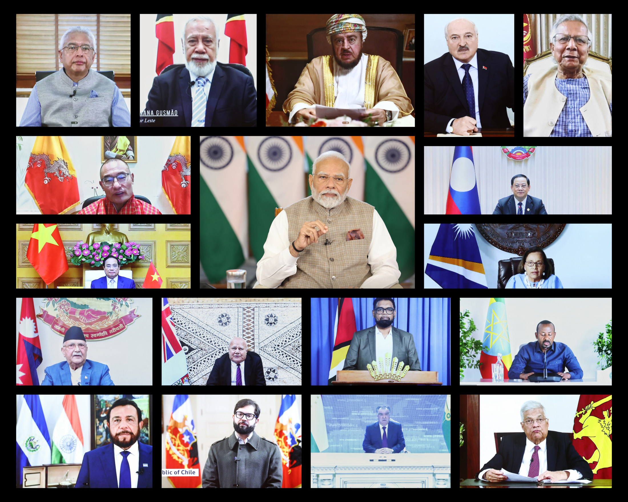 India hosted the Voice of Global South Summit (VOGSS)