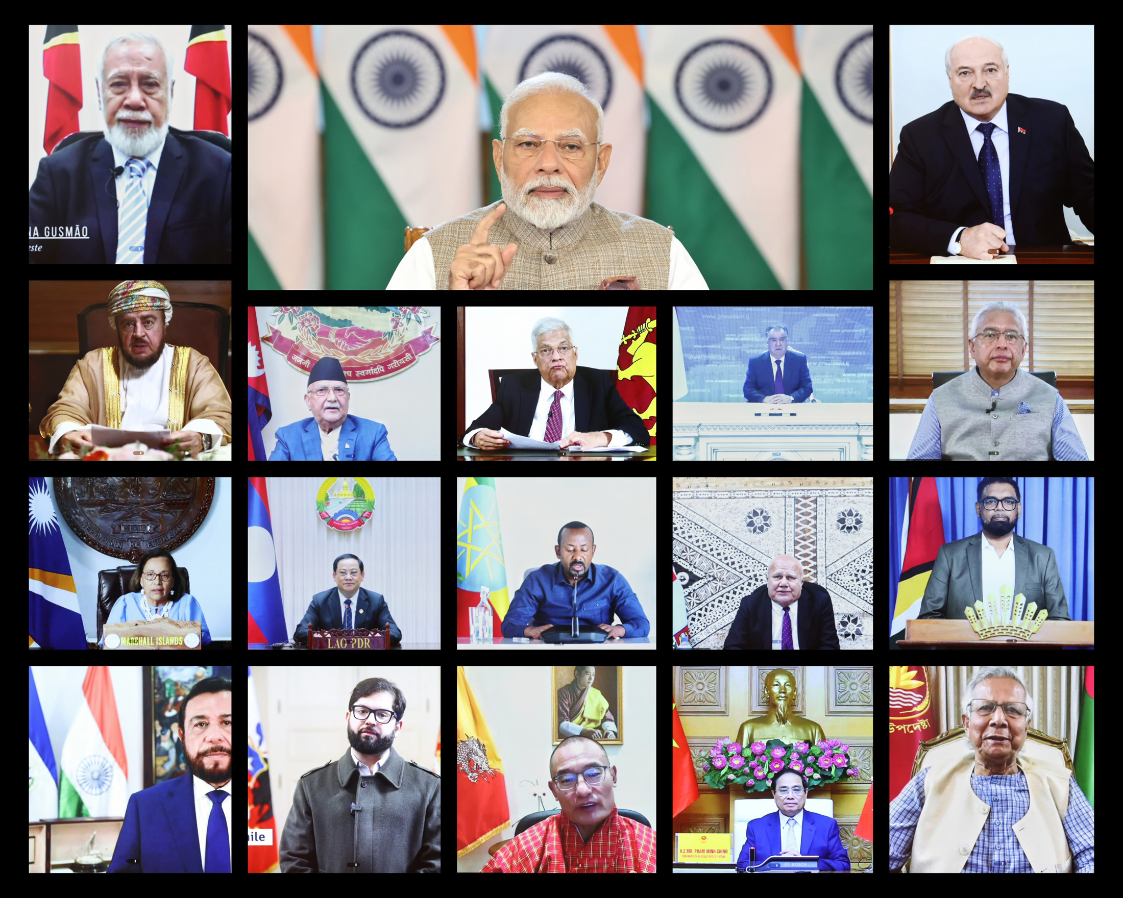 India hosted the Voice of Global South Summit (VOGSS)