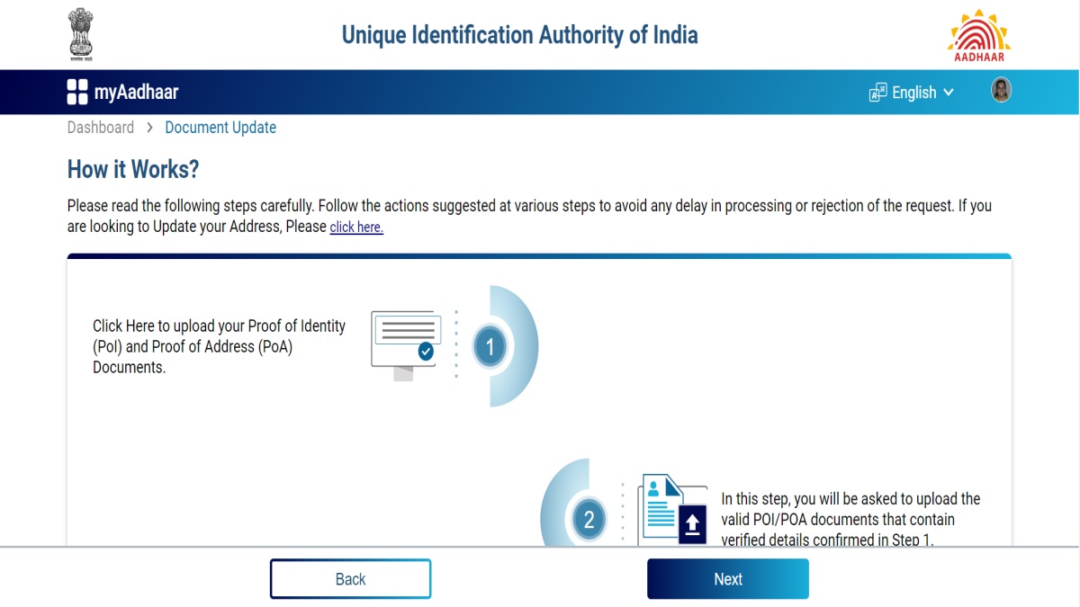 Aadhaar Card Update