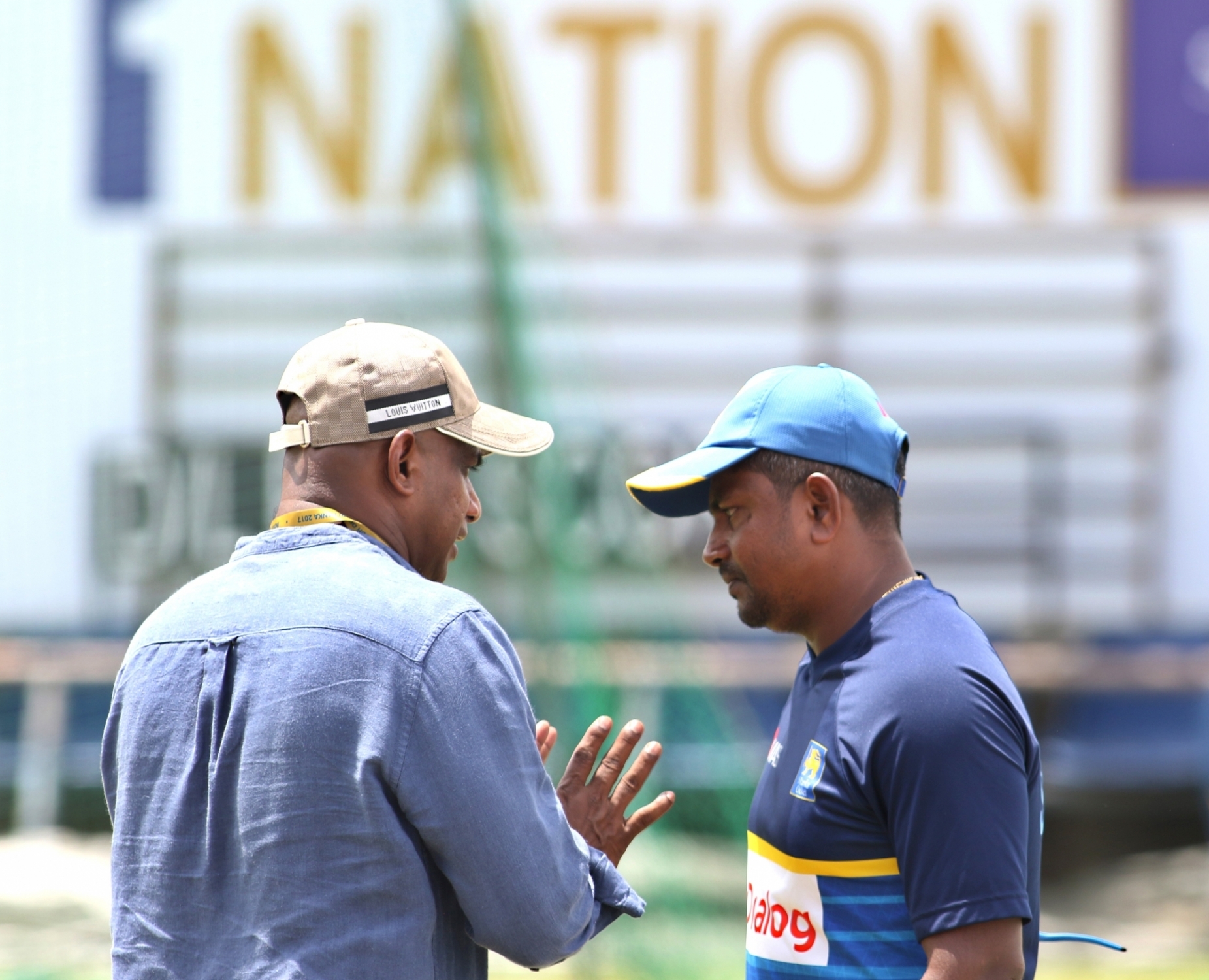 Rangana Herath and Sanath Jayasuriya