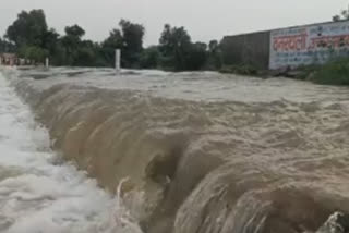 Water overflow in parvati dholpur