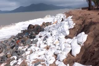 Sea Erosion in Harawada