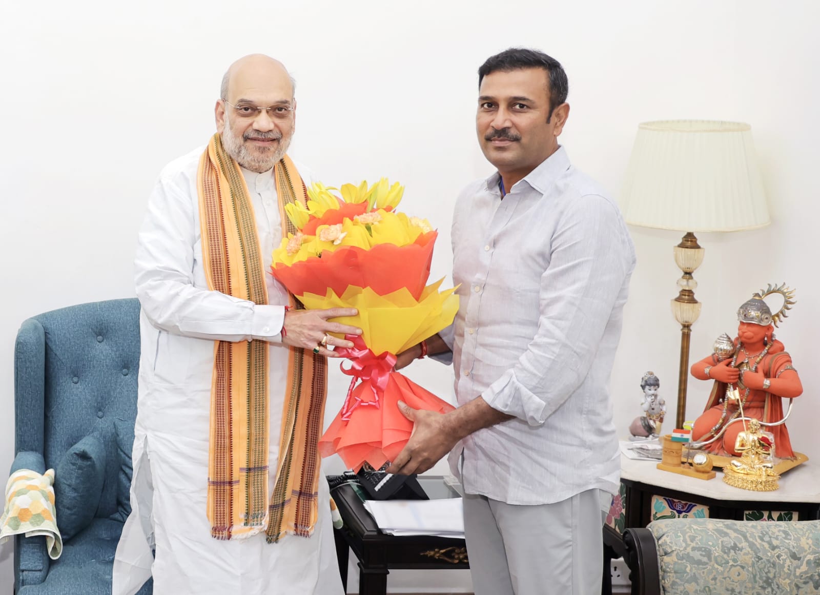 AJSU chief Sudesh Mahato met Amit Shah in Delhi