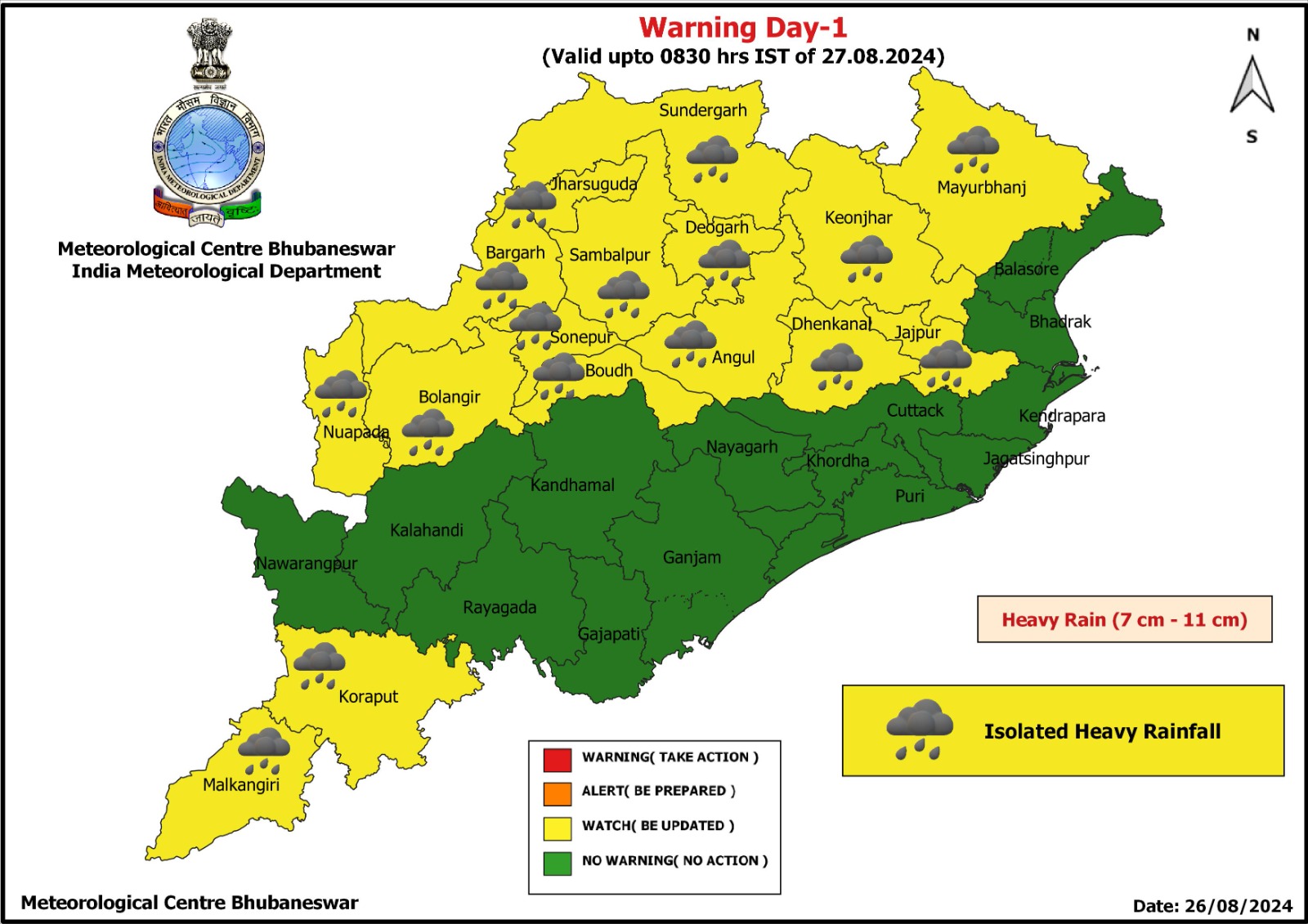 Odisha Weather Update