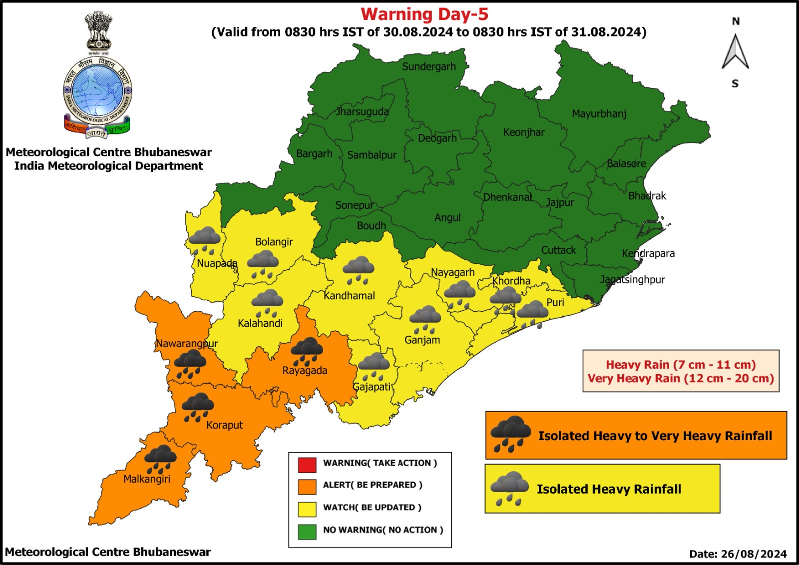 Odisha Weather Update