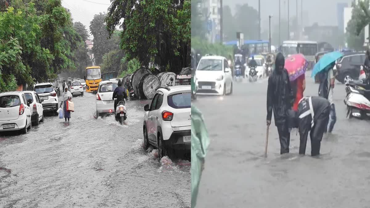 Rain in Surat : સુરતમાં કડાકા ભડાકા સાથે ધોધમાર વરસાદ, વરસાદી પાણી ભરાવાની સમસ્યા પણ સર્જાઇ