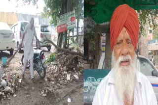 People fed up with the pile of garbage outside Khanna's civil hospital