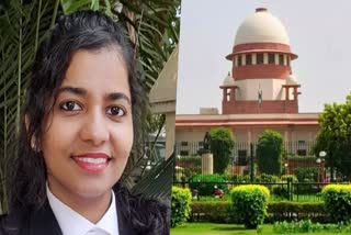 Etv Bharat Sarah Sunny  Deaf Lawyer Argued In Supreme Court  Sarah Sunny Argued In Supreme Court  Equal Justice for Differently Abled  D Y Chandrachud  സാറാ സണ്ണി  സുപ്രീം കോടതി  ആം​ഗ്യ ഭാഷയിൽ കേസ് വാദം  ഡി വൈ ചന്ദ്രചൂഡ്  സൗരഭ് റോയ് ചൗധരി  സോളിസിറ്റർ ജനറൽ തുഷാർ മേത്ത  സഞ്ജിത ഐൻ