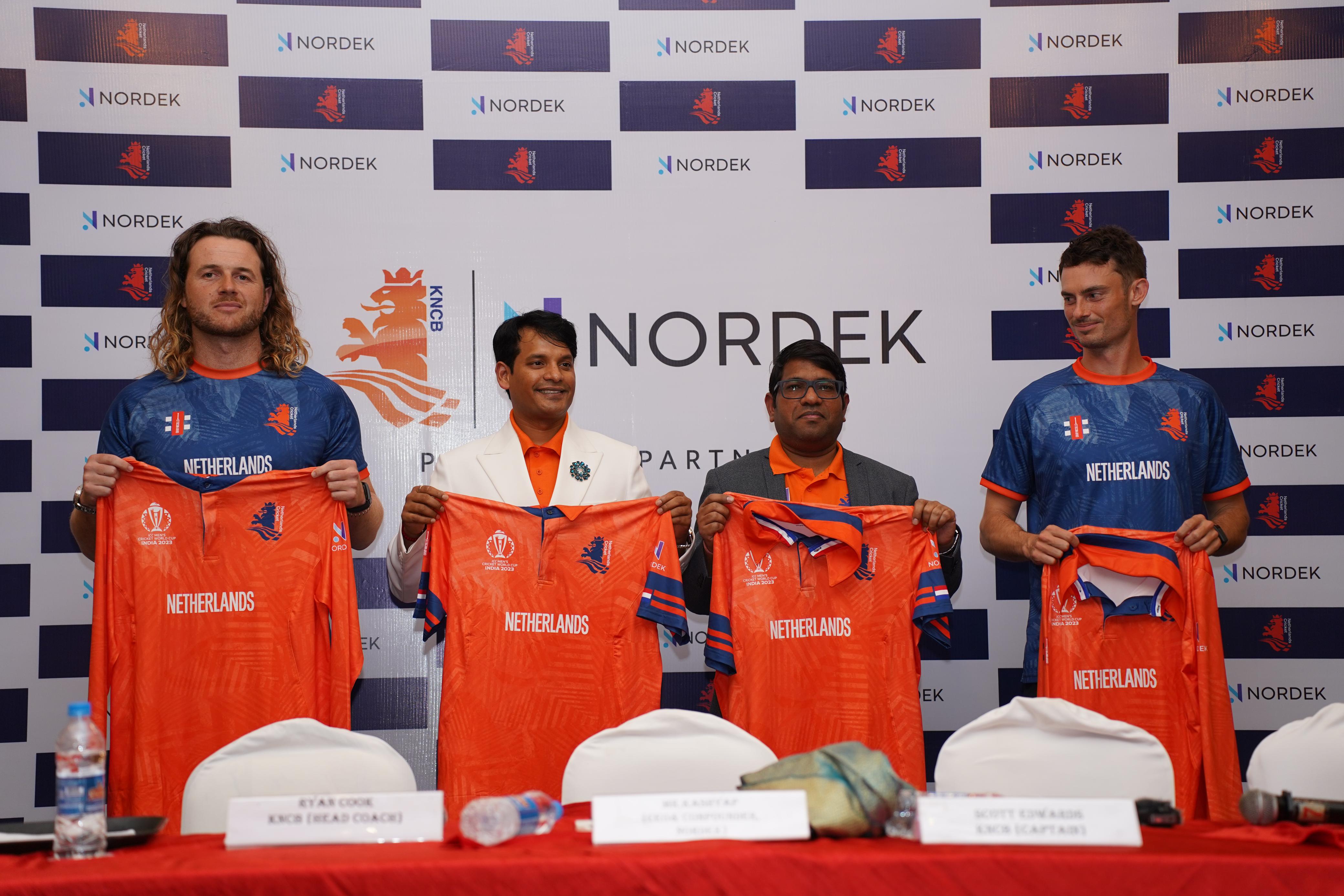 Netherlands unveil new jersey sponsored by Nordic Blockchain