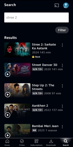 Stree 2 available on OTT