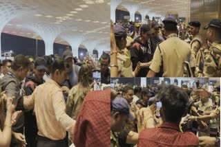 Shah Rukh Khan in Mumbai Airport