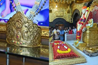 Shirdi Saibaba crown Donation