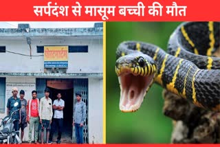 Minor girl died due to snake bite In Balrampur