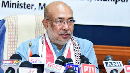 File photo of Manipur Chief Minister N Biren Singh