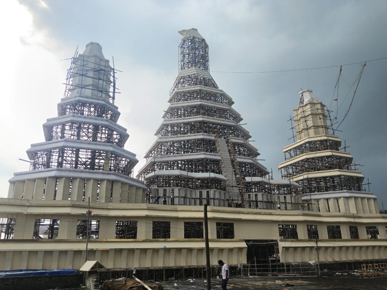 Grand Durga Puja Pandal in Janjgir Champa