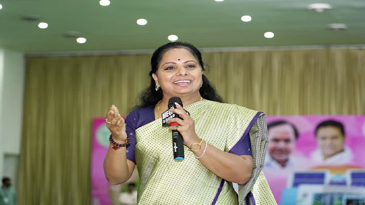 MLC Kavitha Chit Chat