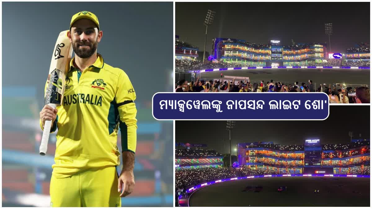 Glenn Maxwell on Light show