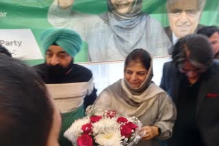 Mehbooba Mufti has been unanimously re-elected as president of the PDP