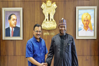 Nigeria High Commission Ahmed Sule met Delhi Chief Minister Arvind Kejriwal