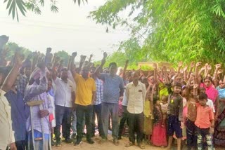 Protest against murder in Giridih