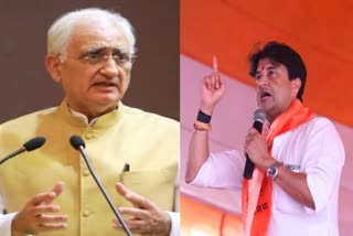 Salman Khurshid and Scindia