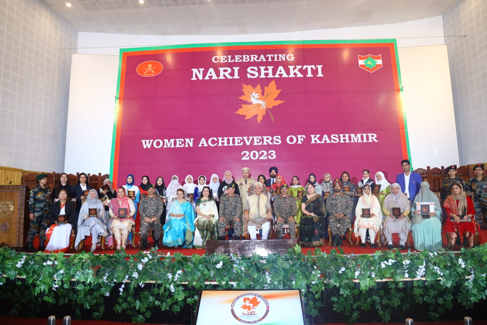 Lt Governor honours Women Achievers of Kashmir Division