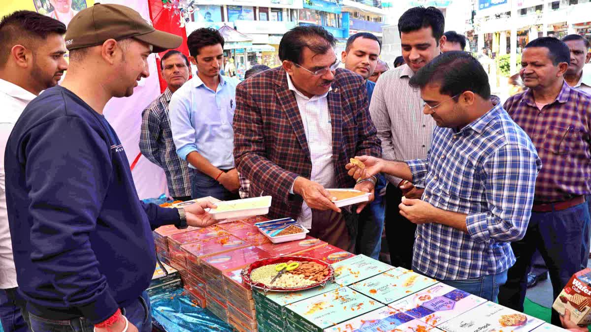 Milkfed Sweets Stall in Mandi Town