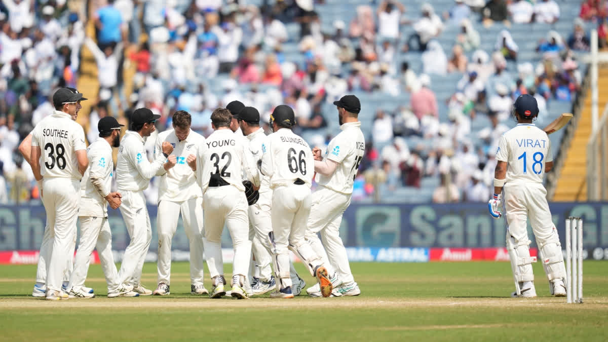 New Zealand beat India in the second Test of the three-match series and secured their maiden Test series win on Indian soil in 67 years.