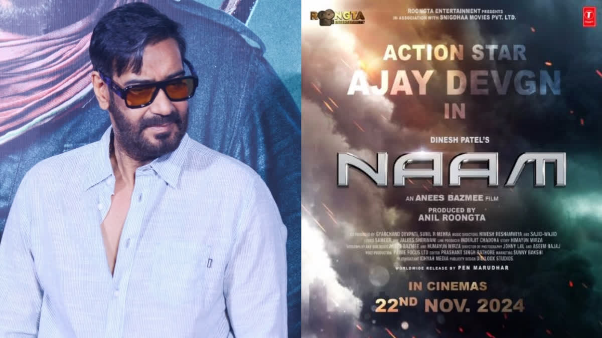 Ajay Devgn Joins Anees Bazmee In Action Drama Naam; Check Film's First Look Poster