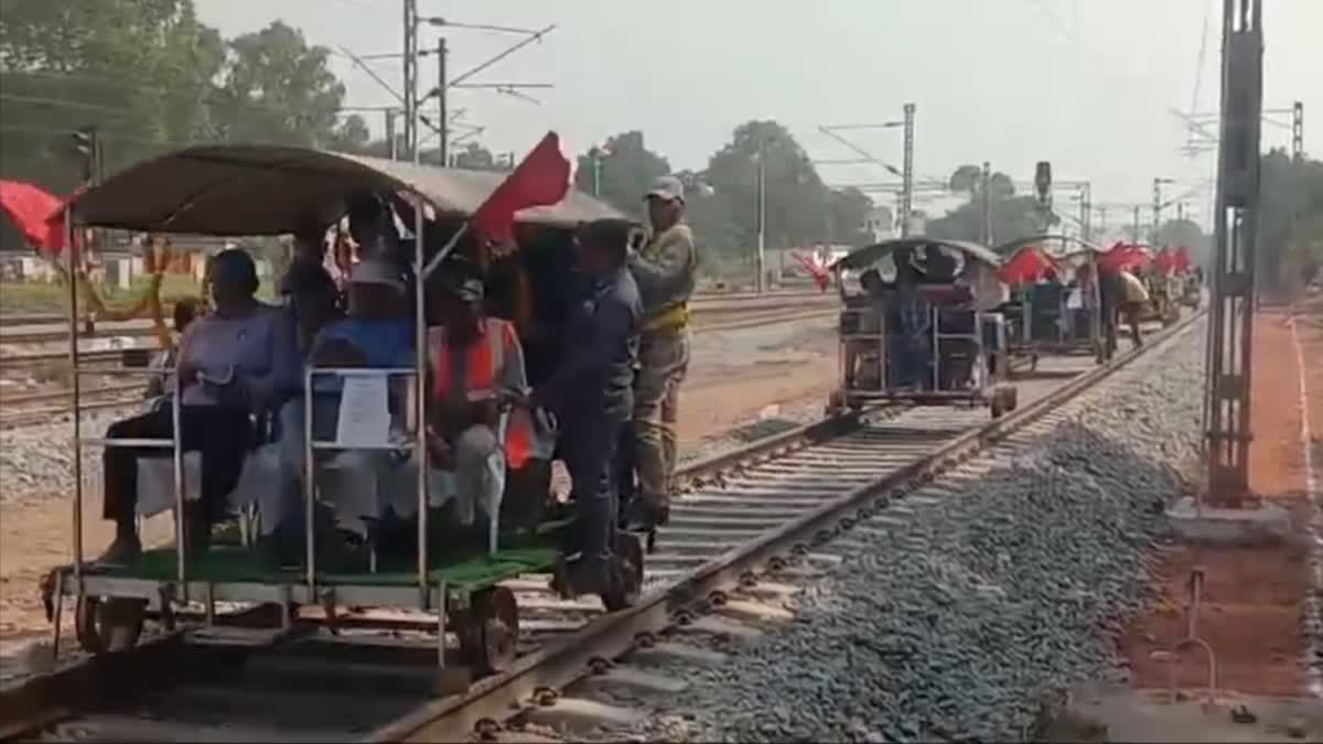 JHANSI DHAULPUR 3RD RAIL LINE WORK