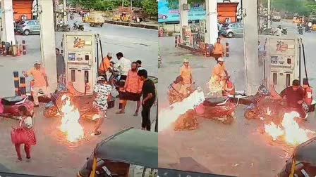 Mallapur Petrol Bunk Fire Accident