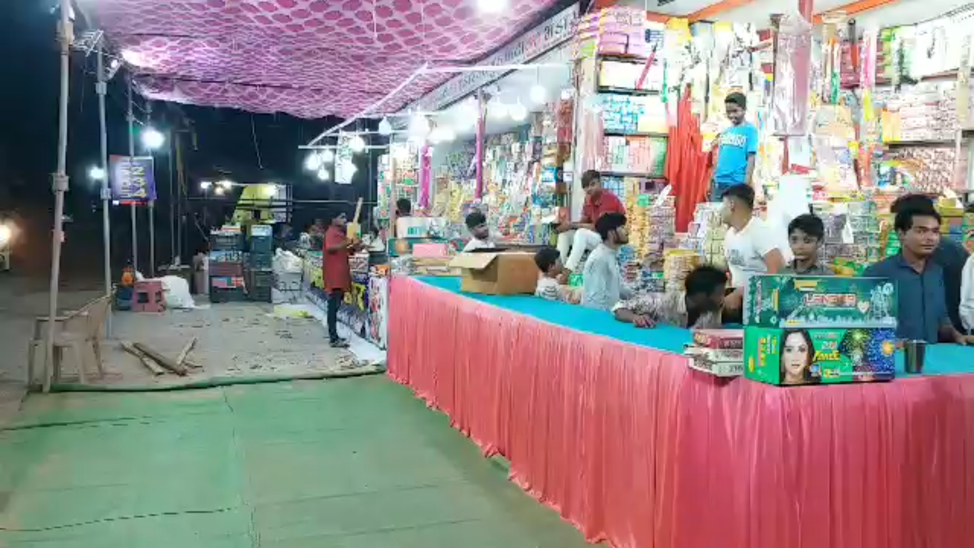 Raipur Fireworks Market