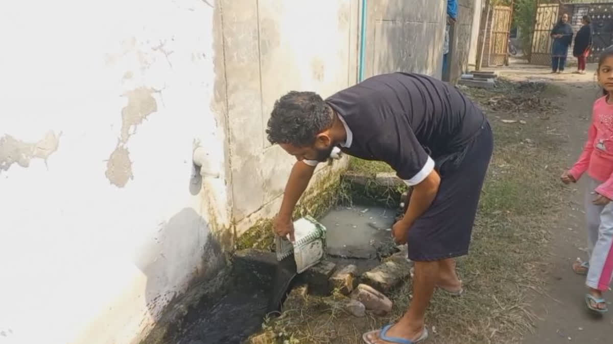 Water drainage problem in ward number 22 of Hoshiarpur