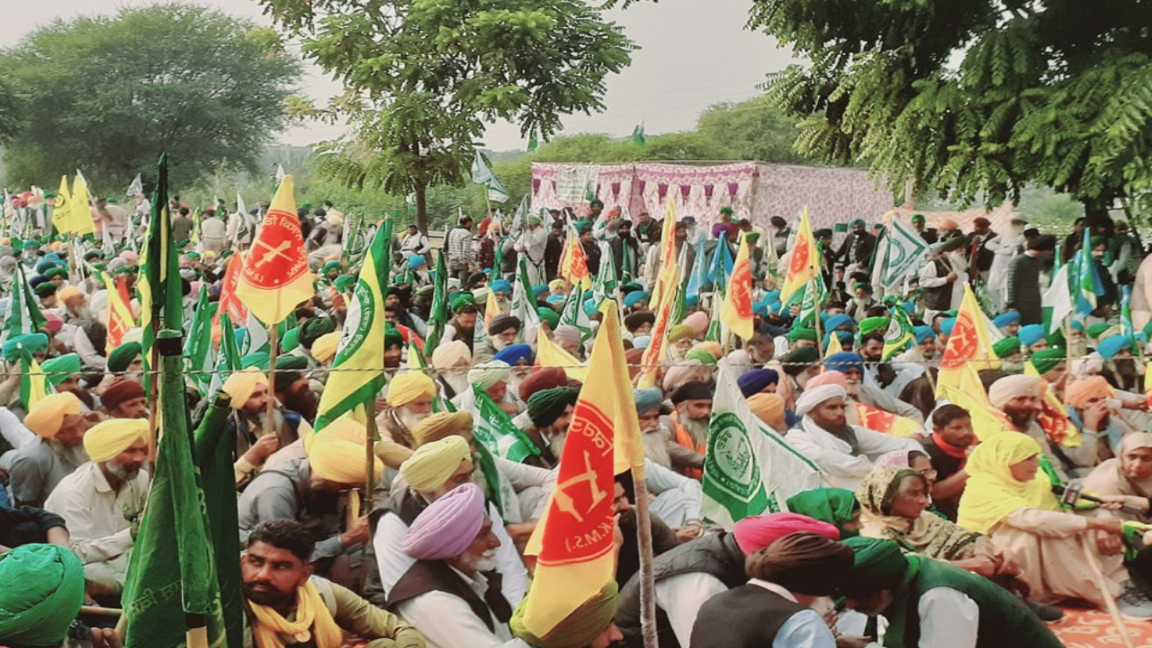 Farmers staged a sit-in in Mohali, farmers will march to Chandigarh tomorrow