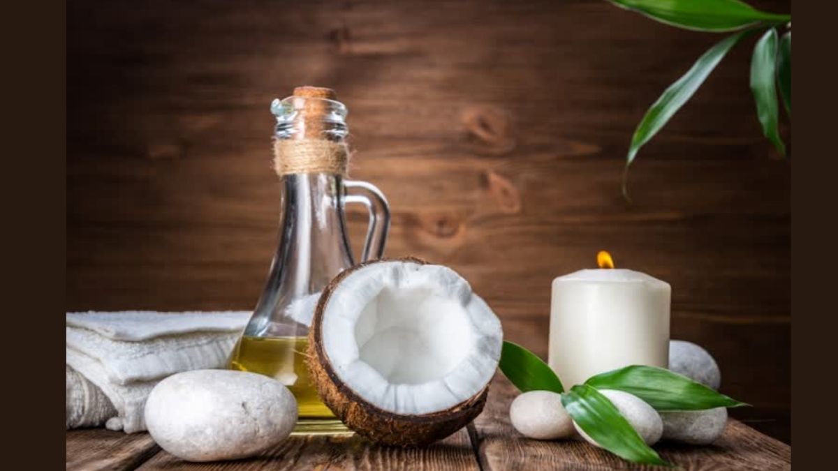 Coconut oil massage