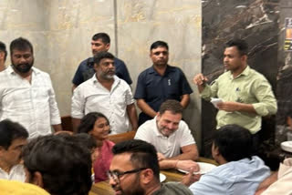 Telangana assembly polls: Rahul takes time off canvassing; drops in at Hyderabad eatery, interacts with people