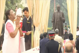 President Droupadi Murmu unveils Ambedkar statue in the Supreme Court campus on Constitution Day
