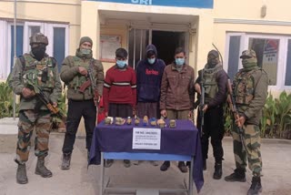 Three terror associates arrested in J-Ks Baramulla