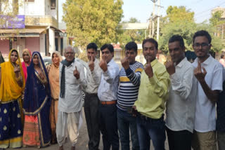 Voting percentage in Rajasthan increased